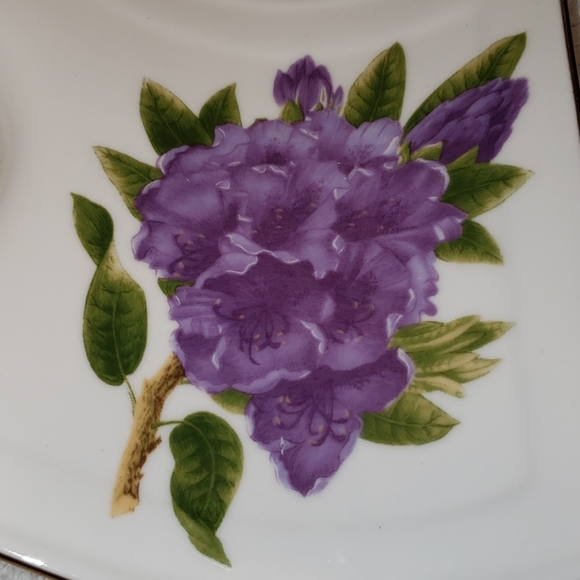 Adeline Porcelain tea cup, plate, spoon set - Picture 4 of 16